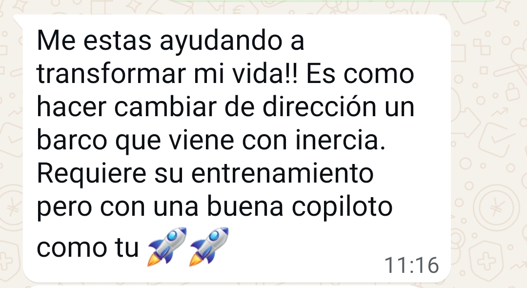 Testimonio WhatsApp