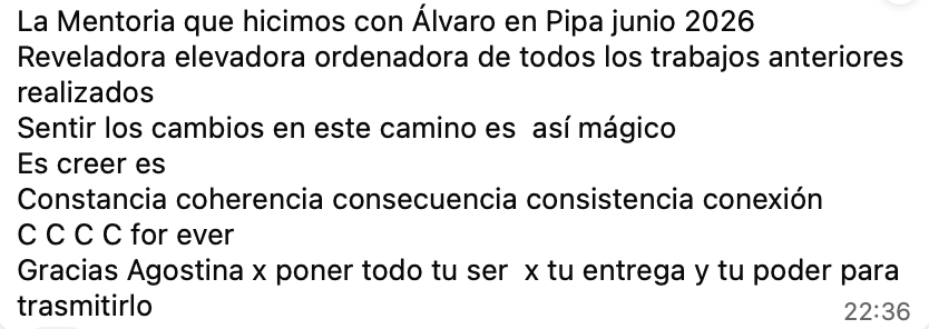 Testimonio WhatsApp